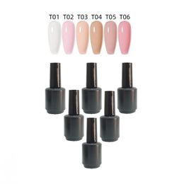 8 ml 6pcs por lote elegante em gel de cor nua UV LED GEL GEL MEMI PERMONENTO POLONE