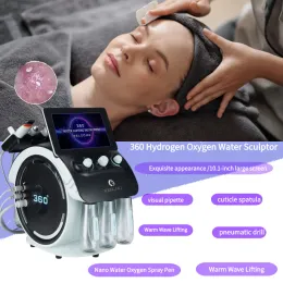 Scrubbers 6 In 1 Mini Visual Hydradermabrasion Face Deep Cleaning Diamond Micro Dermabrasion Facial Rejuvenation Spa Care Instrument