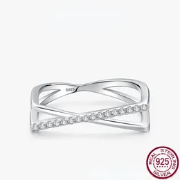 Cluster Rings S925 Silver Ring Design With Diamonds And Personalised Lock Head High Grade Versatile Jewellery For Women