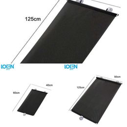 New New New Sunshades 1PCS 40/45/50/58*125CM Black Window Sun Shade Curtain Visor Shield Front Back Car Windshield Sunshade Retractable