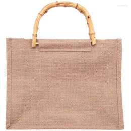 Shopping Bags Women Men Handbags Cotton Foldable Reusable Bag Rubbing Cart Eco Shoulder Organisation Bag(Khaki)