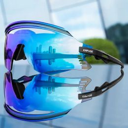 Sunglasses Kapvoe Photochromic MTB Road Bike Glasses UV400 Protection Sunglasses Cycling Glasses Sports Men Women Eyewear Goggle