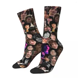 Men's Socks Happy Funny Crazy Finn Wolfhard Actor Sock Movie Graphic Women Stockings Spring Summer Autumn Winter