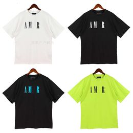 9AD4 Europe America and the United States Fashion Brand Personality Letters Pattern Men Tshirt Casual Trend Printing Simple Outdoor Sports Size Sxl