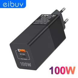 Chargers GaN 100W USB C Fast Charger PD100W TypeC Quick Charging Power Adapter PD 65W Wall Charger 3.0 for Laptop MacBook Samsung iPhone
