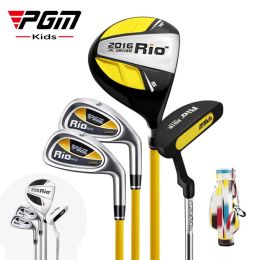 Clubs Pgm 312 Age Boys Girls Kids Golf Club Full Sets Gift Children's Junior School Practise Learning Carbon Swing Putter Bag Jrtg004