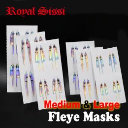 Accessories Royal Sissi 48pairs set fly fishing baitfish vinyl masks medium/large size realistic streamer fly shoulders fly tying materials