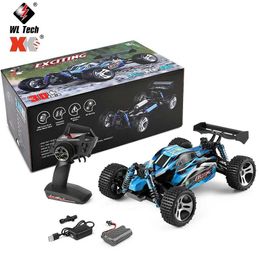 Electric/RC Car Wltoys 184011 4WD Rc Car Brushless Motor Radio Controlled Truck High Speed 30km/h 1/18 Climbing Drift Off Road Buggy Toy for Boy T240422