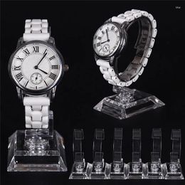 Jewellery Pouches 2pcs Clear Acrylic Detachable Bracelet Watch Display Holder Stand Rack