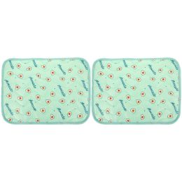 Diapers 2 Pcs Dog Urine Pad Puppy Training Pads Pee Water Proof Diaper Mat Cloth Pet for Cats Animals Washable