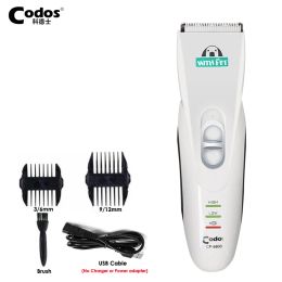 Clippers USB Cable (NO Charger) Codos CP6800 Pet Trimmer Rechargeable Dog Hair Clipper Electric Dog Grooming Haircut Shaver Machine