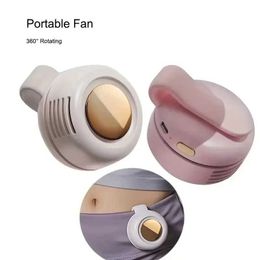 Other Appliances Portable silent mini flameless electric fan adjustable 3-speed hanging waist fan rotating body fan suitable for outdoor or J240423
