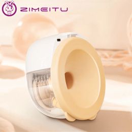 Enhancer ZIMEITU Portable Electric Breast Pumps Hands Free Wearable Breast Pump USB Rechargable Portable Milk Collector Baby Accessories