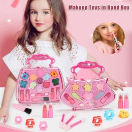 Dryer Play House Girls Toy Beauty Cosmetic Carry Case Pretend Hair Dryer Makeup Role Play Bag Children'S Toys For Girls Makeup Set Kid