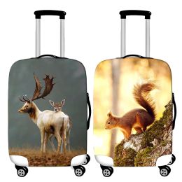 Accessories Trend Cute Animal Luggage Cover Quality Elastic Hand Cart Baggage Cover 19 To32 Inch Suitcase Case Dust Cover Travel Accessories