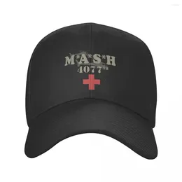 Ball Caps Custom MASH 4077th Baseball Cap Women Men Adjustable Dad Hat Streetwear Snapback Hats