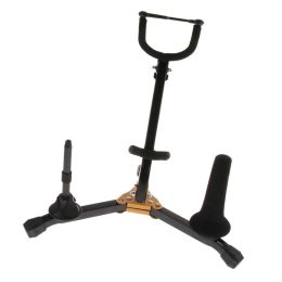 Saxophone Foldable Alto Tenor Sax Saxophone Stand Woodwind Instrument Accessories with Flute Stand and Clarinet Stand