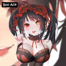 Mouse Pads Wrist Rests Kurumi Animation 3D Oppai Mouse Pad Wrist Rest Y240423