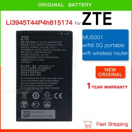 Routers Original Replacement Li3945T44P4h815174 Battery For ZTE MU5002 MU5001 Wifi 5G Wifi6 Portable Wireless Router Batteria