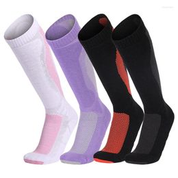 Men's Socks Winter Thick Skiing Running Men Women Compression Anti Fatigue Pain Relief Fit For Sport