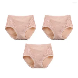 Women's Panties 3 Pieces Women Briefs Knitted Breathable Ladies Lingerie Underwear