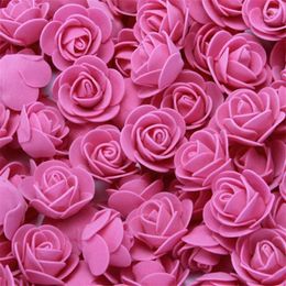 Decorative Flowers 500 Pieces Teddy Bear Of Roses 3.5cm Foam Wedding Christmas Decor For Home Diy Gifts Box Artificial