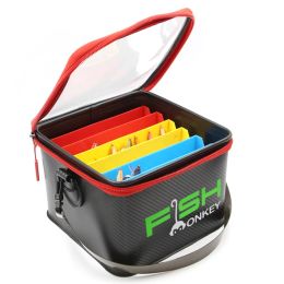 Accessories New Fishing Bucket With 6pcs Insert Box or Fishing Bag For Fishing Lures Storage Bucket Tackle Bag Large Capacity Container Tool