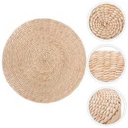 Pillow Straw Futon For Meditation Woven Round Sitting Yoga Japanese Decor Seating Mat Home Floor