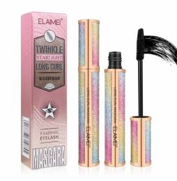 ELAIMEI 4D Volume Waterproof Silk Curl Fibre Lash Mascara Starry Eyelash Extension Black Thick Mascaras Cosmetics4436788