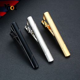 Clips Vnox Mens Classic Tie Clips Black and Gold Colour Gifts for Him Jewellery Accessory