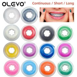 15 Feet/roll Dental Orthodontic Elastic Ultra Power Chain Rubber Band Long/short/continuous Ligature Ties for Braces