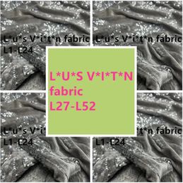 l27-52 European and American brand jacquard Twill stretch silk fabric dress sundress suit diy fabric
