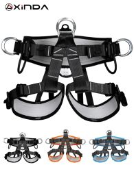 Accessories Xinda Harness Camping Outdoor Hiking Rock Climbing Half Body Waist Support Safety Belt Aerial Sports Highaltitude Equipment