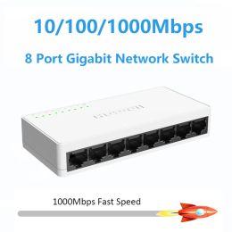 Control 5 8 Port Full 1000Mbps Gigabit Network Switch Ethernet Smart Switcher High Performance RJ45 Hub Internet Splitter