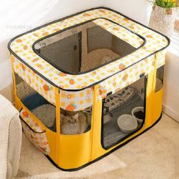 Cages Large Size Pet Cage Cat Delivery Special House Cat Cage Home Indoor Foldable Pregnant Cat Sterilization Breeding Isolation Nest