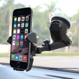 Cell Phone Mounts Holders Universal Car Phone Holder Windshield Dashboard Suction Cup Mount 360 Rotation Auto Smartphone Sucker Support Stand Accessories Y240423