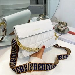 Shoulder Bags Personality Women Bag 2024 Chain Simple Generous One-Shoulder Crossbody Western Style Women's