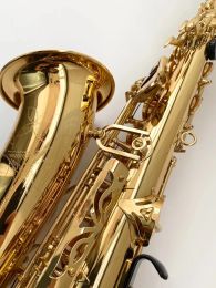 Saxophone Professional Alto Saxophone Original 62 One to One Structure Model Brass Goldplated Shell Button Alto Sax Musical Instrument