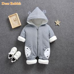 Coats 2022 New Baby rompers Overalls Clothes Winter Boy Girl Garment Thicken Warm Pure Cotton Outerwear coat jacket kids Snow Wear