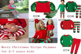 2017 New Christmas Pajamas Long Sleeve Pyjamas Boy Girl Autumn Winter Pajamas Kids Pajama Sets Xmas Pajamas Baby Sleepwear Kids Co2642396