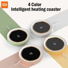 Irrigator Xiaomi 30W Cup Heater Smart Thermostatic Mug Warmer Hot Tea Makers 2 Gear Heating Pad Heater Warmer Coaster with Night Light