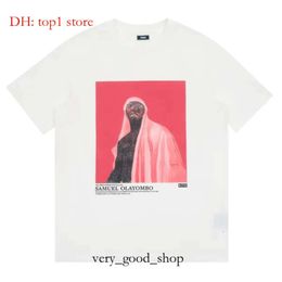 Designer Kith T Shirt Short Sleeve Luxury Major Brand Rap Classic Hip Hop Male Singer Wrld Tokyo Shibuya Retro Street Fashion Brand T-shirt 8513