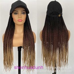 Factory Outlet Fashion Wig Hair Online Shop Wind Wind Three Strand Braided Baseball Cap Hat Style