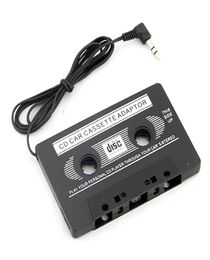 Whole 50Pcslot 35mm Universal Car Audio Cassette Adapter Audio Stereo Cassette Tape Adapter for MP3 Player Phone BLACK Car A2625843