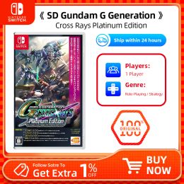 Deals Nintendo Switch Game SD GUNDAM G Generation Cross Rays Platinum Edition Game Physical Cartridge