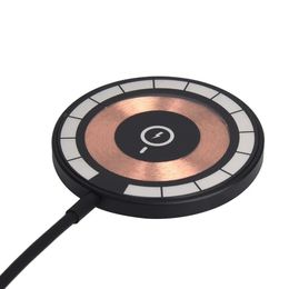 i12 Magnetic 15W Wireless Charger cell phone cables for iPhone 14 13 12 Pro Max Mini USB A PD Fast Wireless Charging Pad Stand Mag Qi Chargers with Retail Box