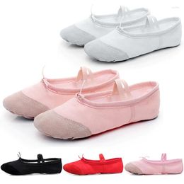 Dance Shoes Soft Yoga Slippers Gym Teacher Ballet For Girls Women Ladies Dancing Canvas Kids Children