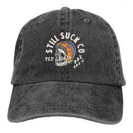 Ball Caps Skull Grunge Still Suck Baseball Cap Men Hats Women Visor Protection Snapback Scary Horror Lover