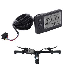 Accessories S866 Electric Bike LCD Display Electric Scooter Control Panel 24V 36V 48V Bicycle Speedometer Odometer with Waterproof Plug