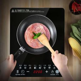 Appliances Electric Magnetic Induction Cooker Household Waterproof Small Hot Pot Heating Stove Touchpad Stirfry Dish Cooking Oven